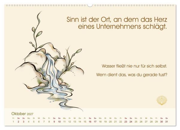 Produktbild: Arbeit ist Beziehung (hochwertiger Premium Wandkalender 2027 DIN A2 quer), Kunstdruck in Hochglanz