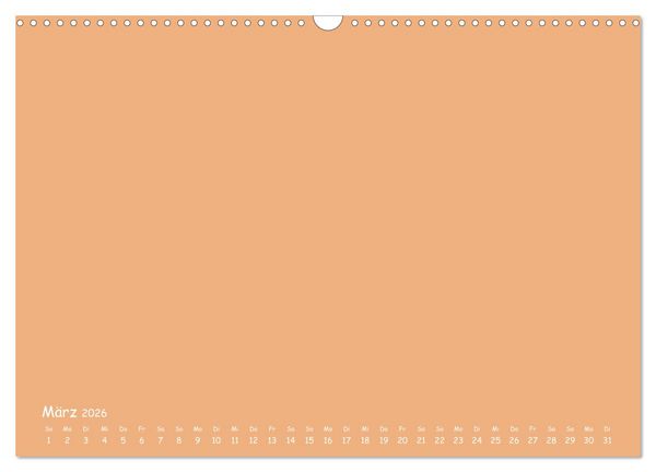 Produktbild: Regenbogen Kinder Bastelkalender - Zum Selbstgestalten - DIY Kreativ-Kalender (Wandkalender 2026 DIN A3 quer), CALVENDO Monatskalender