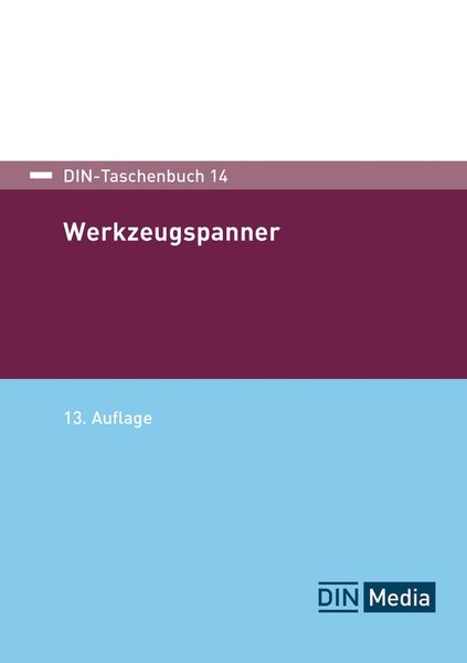 Produktbild: DIN-Taschenbuch 14