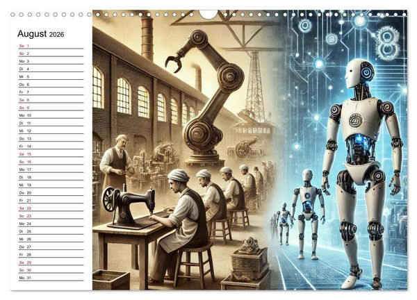 Produktbild: Fortschritt im Fokus - Wandel der Zeit (Wandkalender 2026 DIN A3 quer), CALVENDO Monatskalender