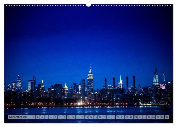 Produktbild: New York - Stadt der Wolkenkratzer (Wandkalender 2027 DIN A2 quer), CALVENDO Monatskalender