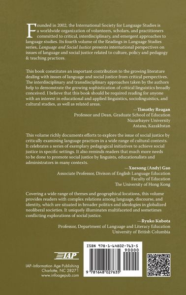 Produktbild: Language and Social Justice