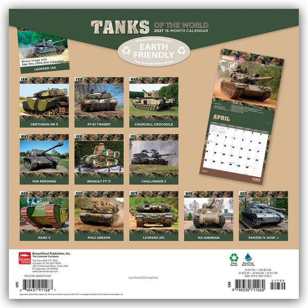 Produktbild: Tanks &ndash; Panzer 2027 &ndash; 16-Monatskalender