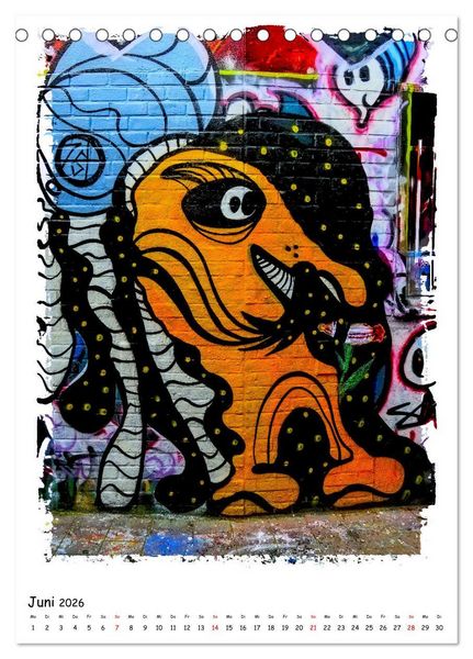 Produktbild: Street Art in Gent (Tischkalender 2026 DIN A5 hoch), CALVENDO Monatskalender