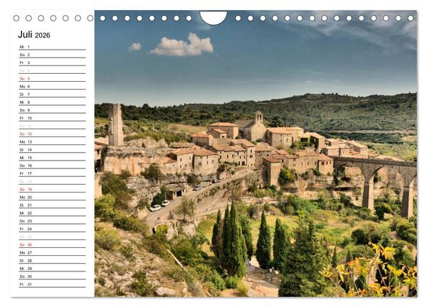 Produktbild: Languedoc-Roussillon - unter der Sonne des Midi (Wandkalender 2026 DIN A4 quer), CALVENDO Monatskalender