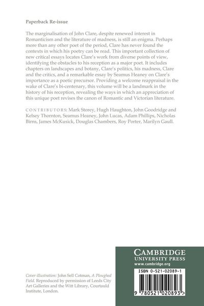 Produktbild: John Clare in Context