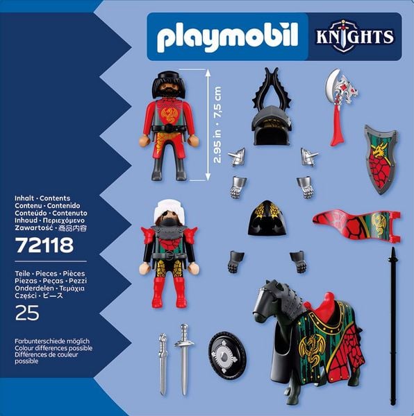 Produktbild: playmobil Knights Anf&uuml;hrer Drachenritter