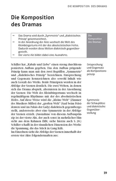 Produktbild: Lekt&uuml;rehilfen Friedrich Schiller 'Kabale und Liebe'