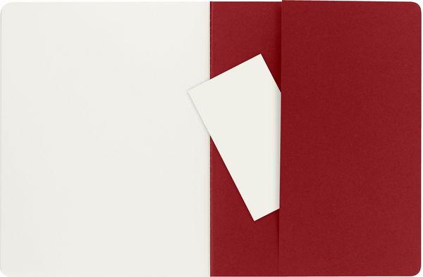 Produktbild: Moleskine Cahier Pocket Plain Red Cover XL. 3er Pack