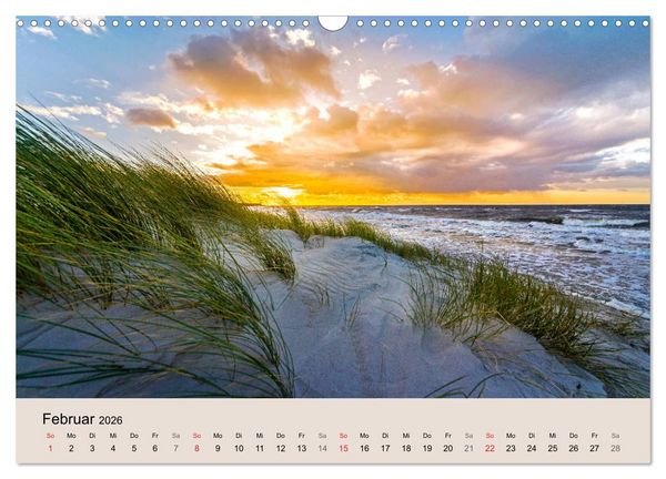 Produktbild: STRANDLUST: Fischland-Dar&szlig;-Zingst (Wandkalender 2026 DIN A3 quer), CALVENDO Monatskalender