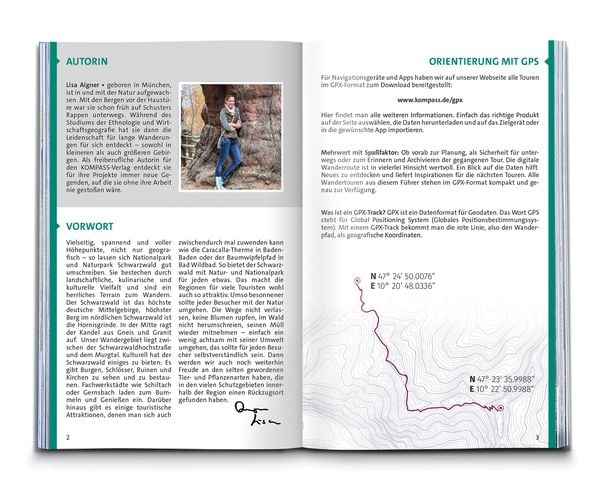 Produktbild: KOMPASS Wanderführer Schwarzwald Mitte-Nord, 50 Touren mit Extra-Tourenkarte