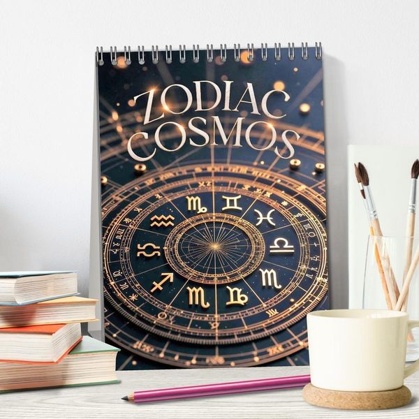Produktbild: Zodiac Cosmos (Tischkalender 2027 DIN A5 hoch), CALVENDO Monatskalender