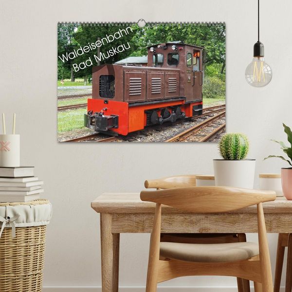 Produktbild: Waldeisenbahn Bad Muskau (Wandkalender 2026 DIN A3 quer), CALVENDO Monatskalender