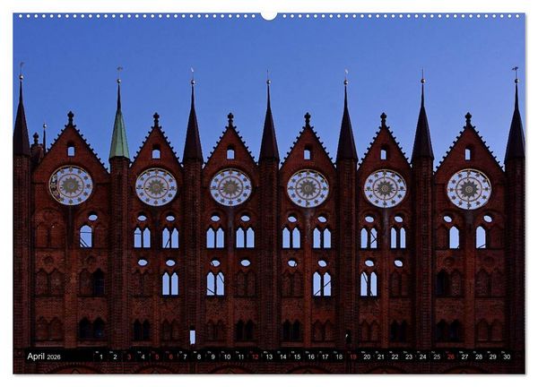 Produktbild: Stralsund F&Uuml;R NACHTSCHW&Auml;RMER (hochwertiger Premium Wandkalender 2026 DIN A2 quer), Kunstdruck in Hochglanz