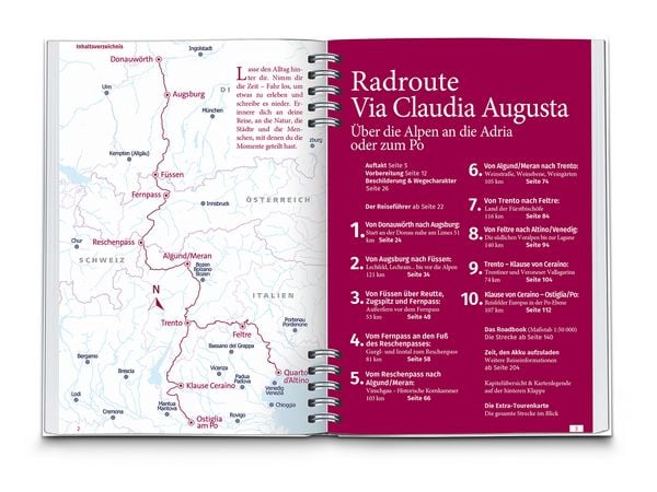 Produktbild: KOMPASS Radreisef&uuml;hrer Via Claudia Augusta
