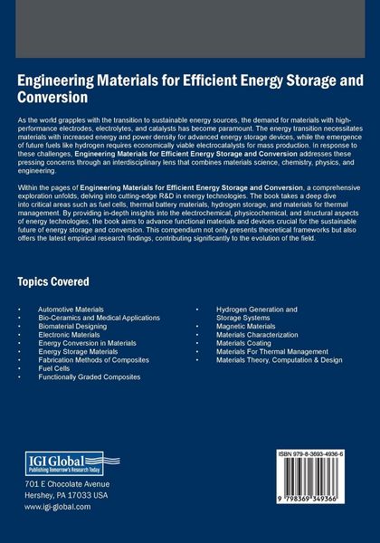 Produktbild: Engineering Materials for Efficient Energy Storage and Conversion