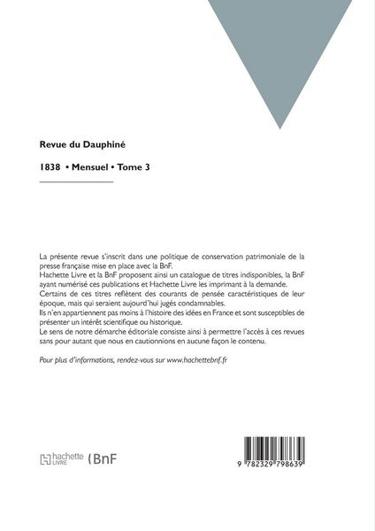 Produktbild: Revue du Dauphin&eacute;