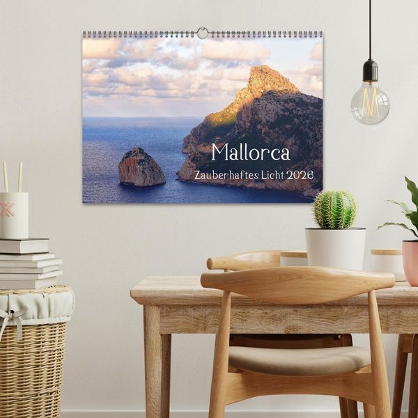 Produktbild: Mallorca Zauberhaftes Licht (Wandkalender 2026 DIN A3 quer), CALVENDO Monatskalender