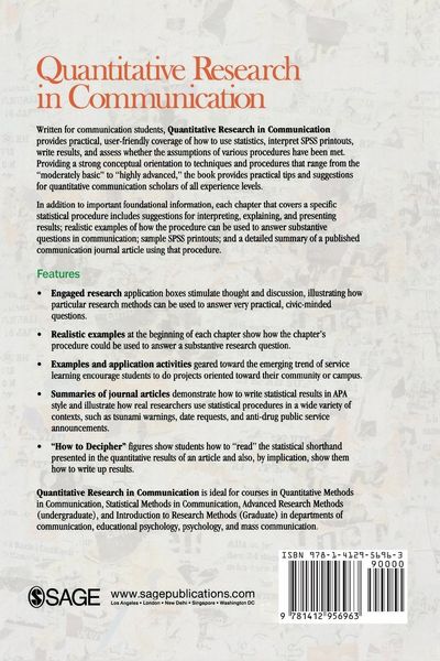 Produktbild: Quantitative Research in Communication