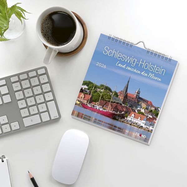 Produktbild: Schleswig-Holstein Postkartenkalender 2026 - Land zwischen den Meeren