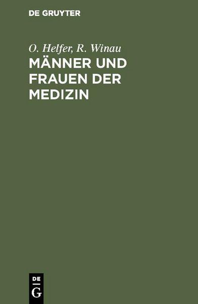 Produktbild: M&auml;nner und Frauen der Medizin