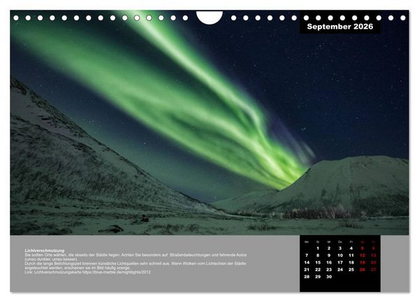 Produktbild: Wenn der Himmel gr&uuml;n wird (Wandkalender 2026 DIN A4 quer), CALVENDO Monatskalender