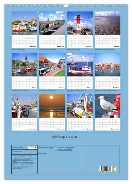 Produktbild: Vielseitiges B&uuml;sum (Wandkalender 2026 DIN A2 hoch), CALVENDO Monatskalender
