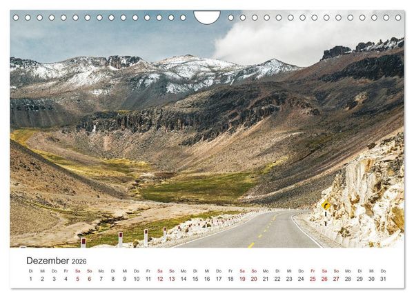 Produktbild: Geheimnisvolles Peru (Wandkalender 2026 DIN A4 quer), CALVENDO Monatskalender