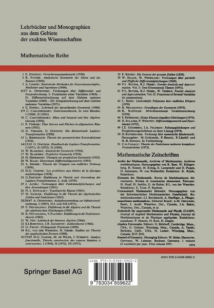 Produktbild: Numerische Methoden der Approximationstheorie