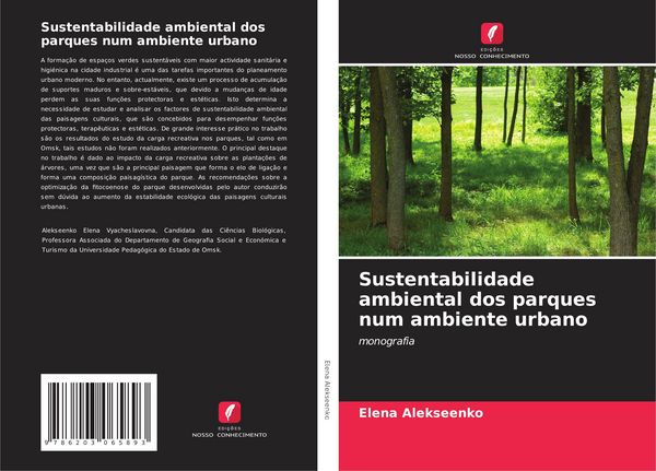 Produktbild: Sustentabilidade ambiental dos parques num ambiente urbano