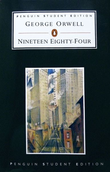 Book cover of Nineteen Eighty-Four (1984)