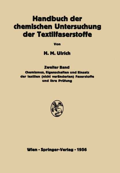Produktbild: Handbuch der chemischen Untersuchung der Textilfaserstoffe