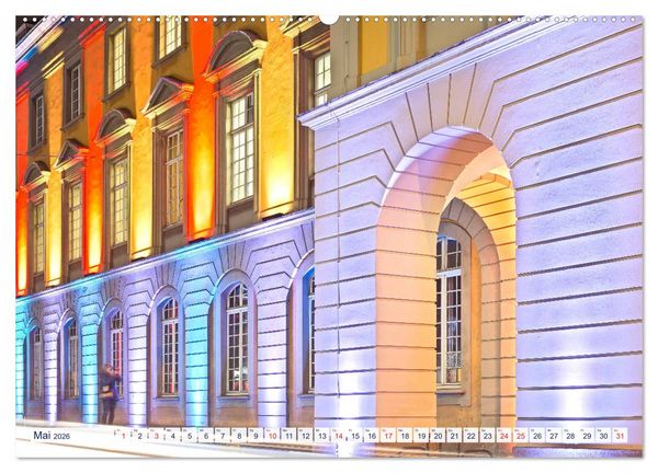 Produktbild: BONN f&uuml;r Nachtschw&auml;rmer (Wandkalender 2026 DIN A2 quer), CALVENDO Monatskalender