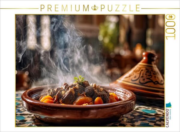 Produktbild: CALVENDO Puzzle Marokko: Tajine | 1000 Teile Lege-Gr&ouml;&szlig;e 64x48cm Foto-Puzzle f&uuml;r gl&uuml;ckliche Stunden