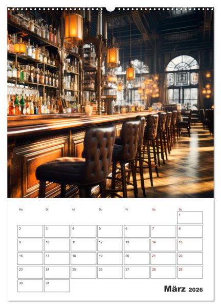 Produktbild: Bar- und Lounge-Atmosph&auml;re (Wandkalender 2026 DIN A2 hoch), CALVENDO Monatskalender