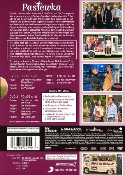 Produktbild: Pastewka - 8. Staffel [3 DVDs]