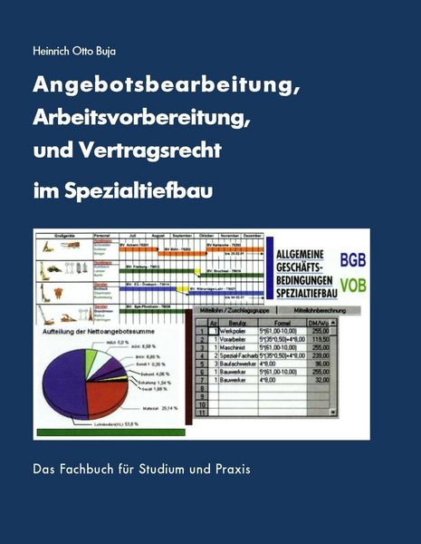 Produktbild: Angebotsbearbeitung, Arbeitsvorbereitung im Spezialtiefbau