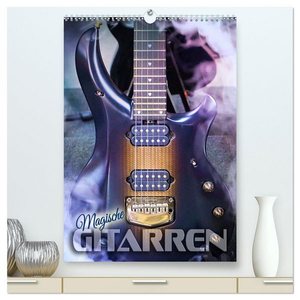 Produktbild: Magische Gitarren (hochwertiger Premium Wandkalender 2026 DIN A2 hoch), Kunstdruck in Hochglanz