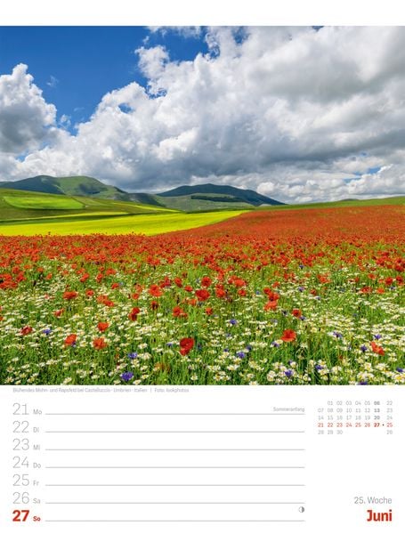 Produktbild: Planet Erde Wochenplaner Kalender 2027 | Landschaften der Welt