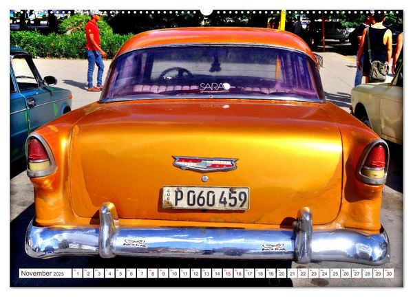 Produktbild: Chevy Highlights - Oldtimer der Marke Chevrolet aus den F&uuml;nfziger Jahren (Wandkalender 2025 DIN A2 quer), CALVENDO Monatskalender