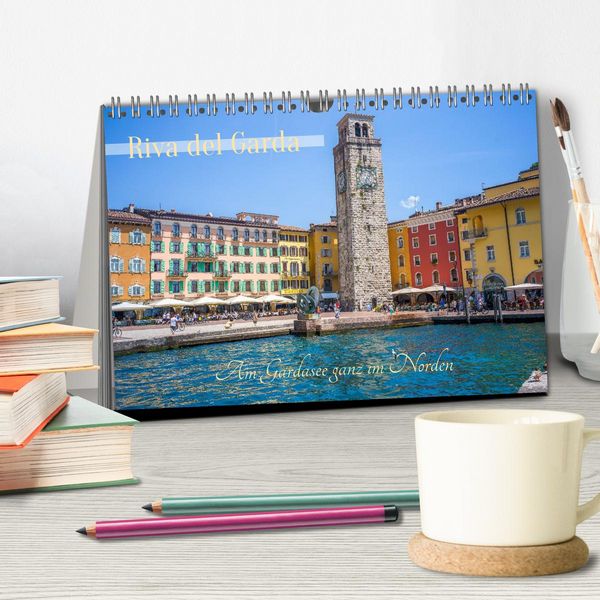 Produktbild: Riva del Garda - Am Gardasee ganz im Norden (Tischkalender 2026 DIN A5 quer), CALVENDO Monatskalender
