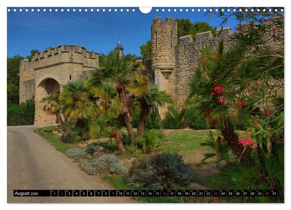 Produktbild: Frankreichs wehrhafter S&uuml;den - Festungen und Wehranlagen im Languedoc-Roussillon (Wandkalender 2026 DIN A3 quer), CALVENDO Monatskalender