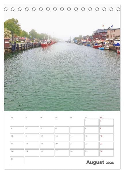 Produktbild: Mein Warnem&uuml;nde - Das moderne Ostseebad im Norden von Rostock (Tischkalender 2026 DIN A5 hoch), CALVENDO Monatskalender