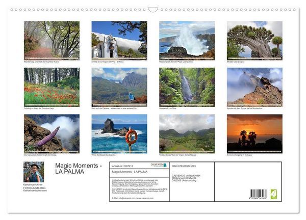 Produktbild: Magic Moments - LA PALMA (Wandkalender 2027 DIN A2 quer), CALVENDO Monatskalender