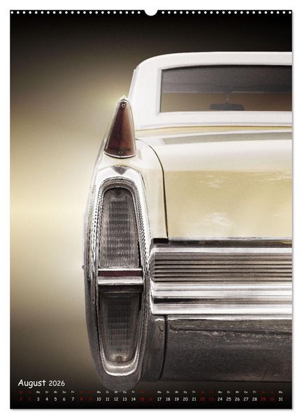 Produktbild: Amerikanische Autos 1950er bis 1980er Favoriten (Wandkalender 2026 DIN A2 hoch), CALVENDO Monatskalender