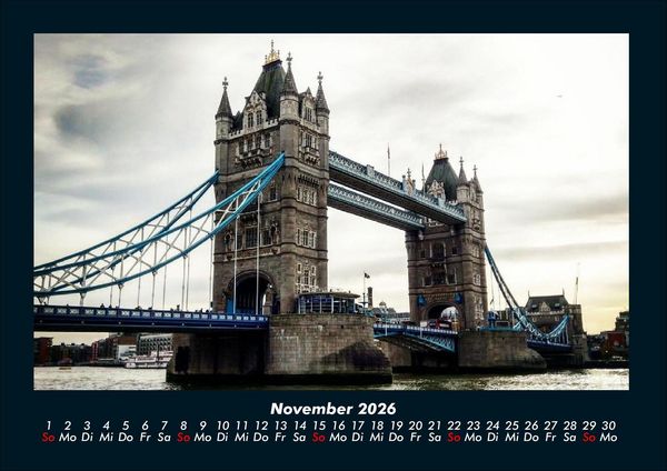 Produktbild: London - Impressionen 2026 Fotokalender DIN A4