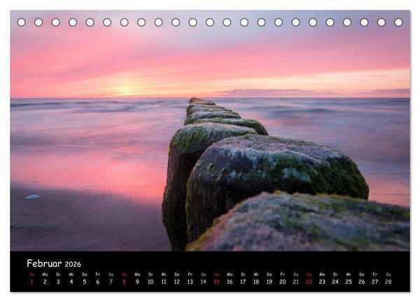 Produktbild: Ostseeregion Dar&szlig;-Zingst (Tischkalender 2026 DIN A5 quer), CALVENDO Monatskalender