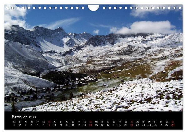 Produktbild: Schweiz - Berglandschaften (Wandkalender 2027 DIN A4 quer), CALVENDO Monatskalender