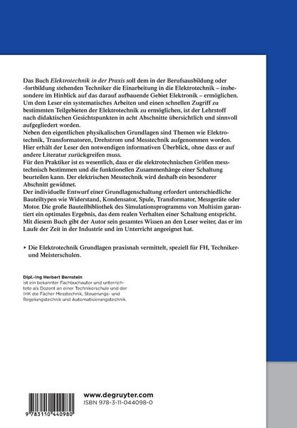 Produktbild: Elektrotechnik in der Praxis