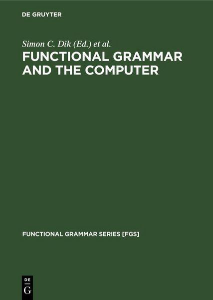 Produktbild: Functional Grammar and the Computer